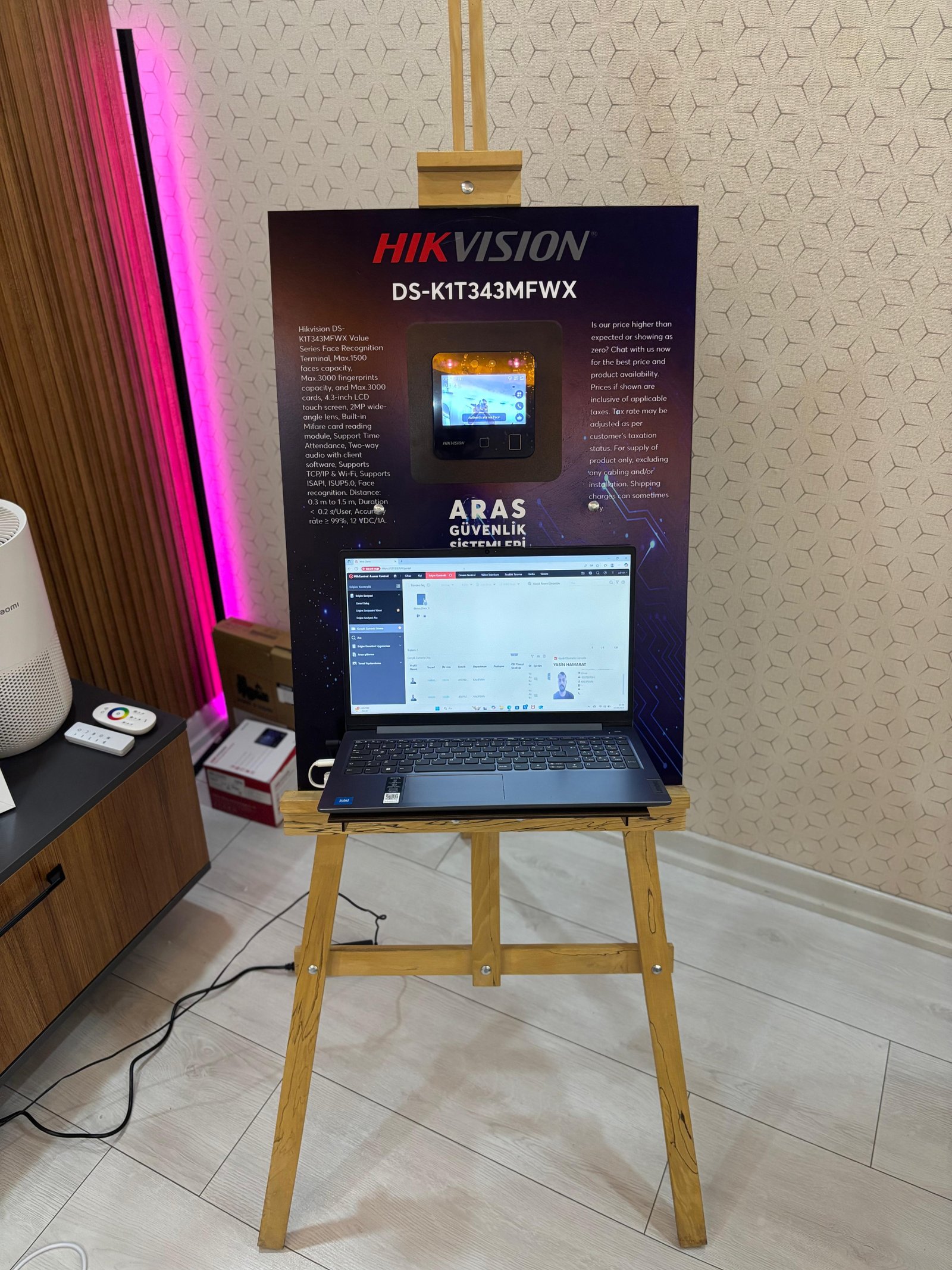 Aras Güvenlik kurulum çalışması 4
